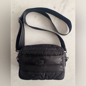 THINK ROYLN Puffer Dark Camo Crossbody Bag